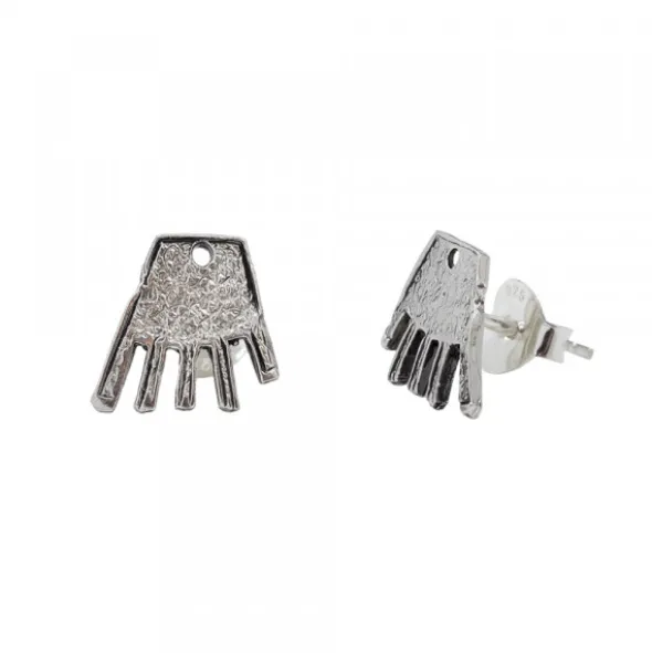 Pendientes Mano de Irulegi Plata