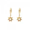 Pendientes Mountain Aro Plata Dorada Multicolor