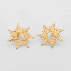 Pendientes Mountain Mate Plata Dorada