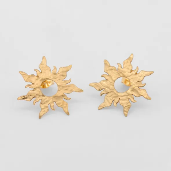 Pendientes Mountain Mate Plata Dorada