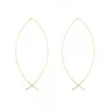Pendientes Pez de Plata Dorada 70mm