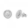 Pendientes Radial Plata