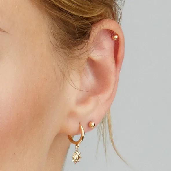 Piercing Bola Oro 3mm Rosca (1ud.)