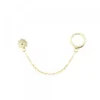 Piercing Eguzkilore Cadena Plata Dorada y Cripa