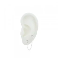 Piercing Eguzkilore y Piercing Circonita Plata