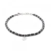 Pulsera Acero con Hematites