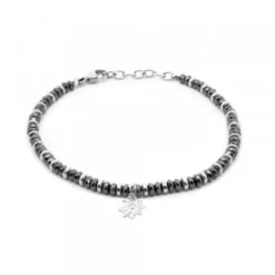 Pulsera Acero con Hematites
