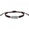 Pulsera Aita Marrón Plata Acabado Rústico