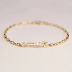 Pulsera Ama Bayona Plata Dorada