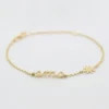 Pulsera Ama Plata Dorada