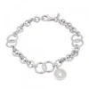 Pulsera Anillas Eguzkilore Plata