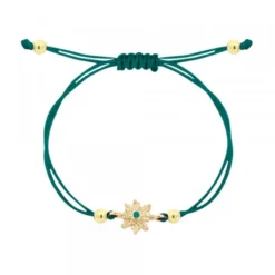 Pulsera Basic Colors Verde Eguzkilore Dorado