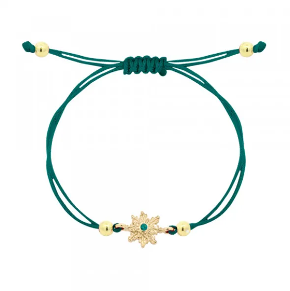 Pulsera Basic Colors Verde Eguzkilore Dorado