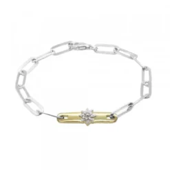 Pulsera Bayona Eslabones Plata
