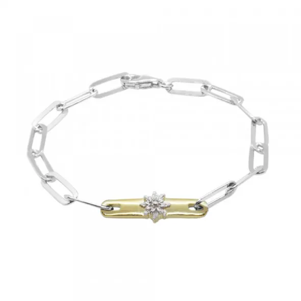 Pulsera Bayona Eslabones Plata