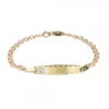 Pulsera Bebé Eslabones Oro 12cm Personalizable