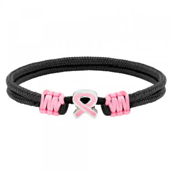 Pulsera Contra el Cáncer de Máma Lazo Rosa