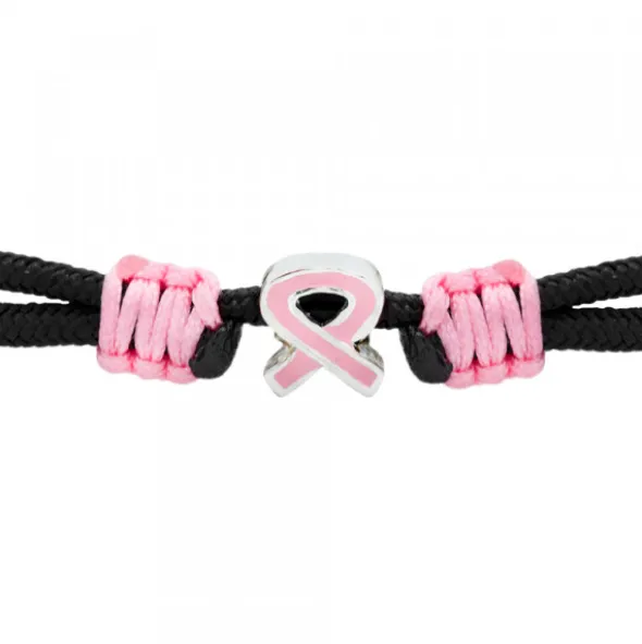 Pulsera Contra el Cáncer de Máma Lazo Rosa