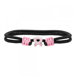 Pulsera Contra el Cáncer de Máma Lazo Rosa