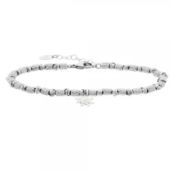 Pulsera Eguzkilore Troquelada Plata