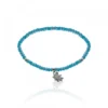 Pulsera Elástica Turquesa con Eguzkilore
