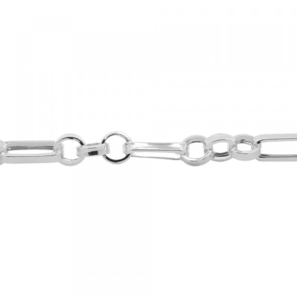 Pulsera Eslabones 3+1 de Plata