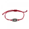 Pulsera Granate Chapa Ovalada Eguzkilore Plata Acabado Rústico