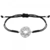 Pulsera Macramé Etrusca Mountain Plata