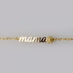 Pulsera Mamá con Eguzkilore de Oro