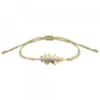 Pulsera Mari Plata Dorada y Circonitas Blancas