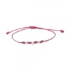 Pulsera Mik Granate Eguzkilore Oro Blanco y Diamante
