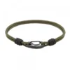 Pulsera Mosquetón Eguzkilore y Nylon Verde