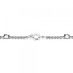 Pulsera Mountain de Plata con Estrellas y Bolitas