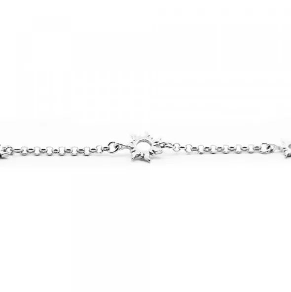 Pulsera Mountain de Plata y 3 Eguzkilore