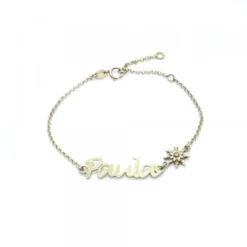 Pulsera Paula de Plata Dorada
