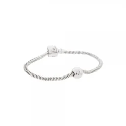 Tope Diamantado redondo en plata
